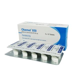 Obemet 850 mg Tablet Obemet 850 mg Tablet