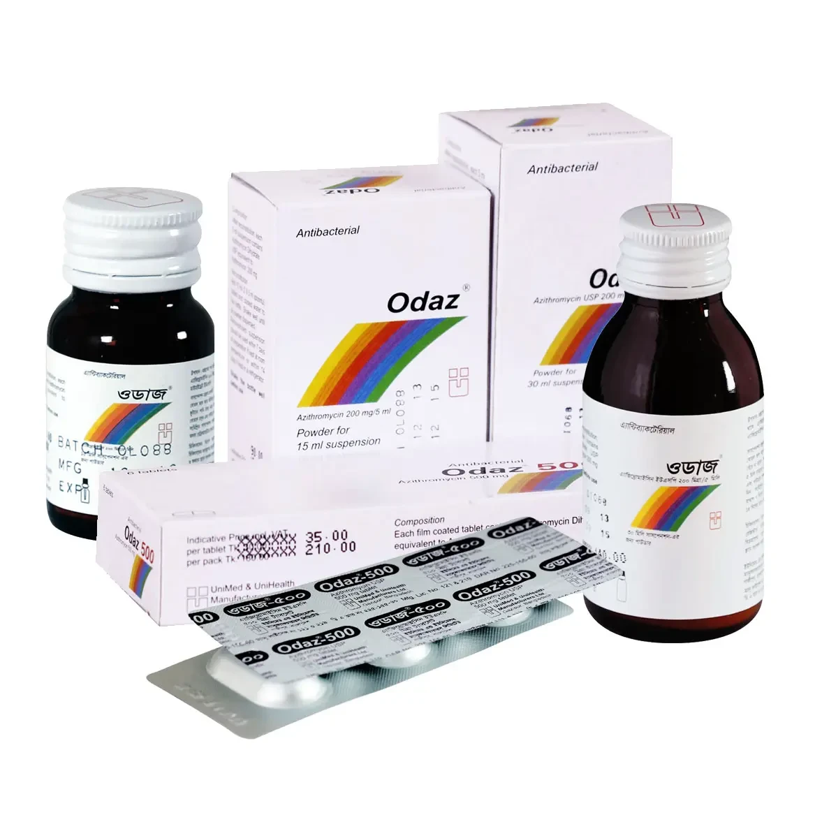 Odaz 200 mg/5 ml Powder for Suspension Odaz 200 mg/5 ml Powder for Suspension