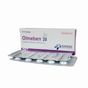Olmeben 20 mg Tablet Olmeben 20 mg Tablet