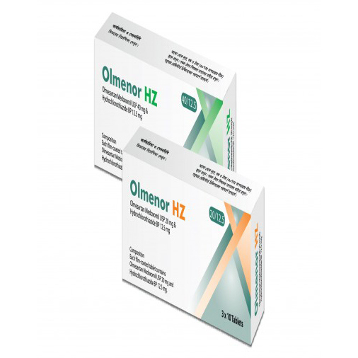 Olmenor HZ 20 mg+12.5 mg Tablet Olmenor HZ 20 mg+12.5 mg Tablet
