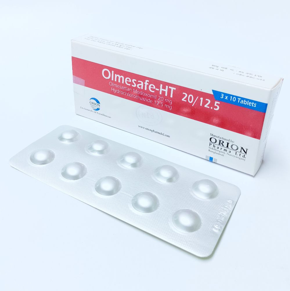 Olmesafe-HT 20 mg+12.5 mg Tablet Olmesafe-HT 20 mg+12.5 mg Tablet