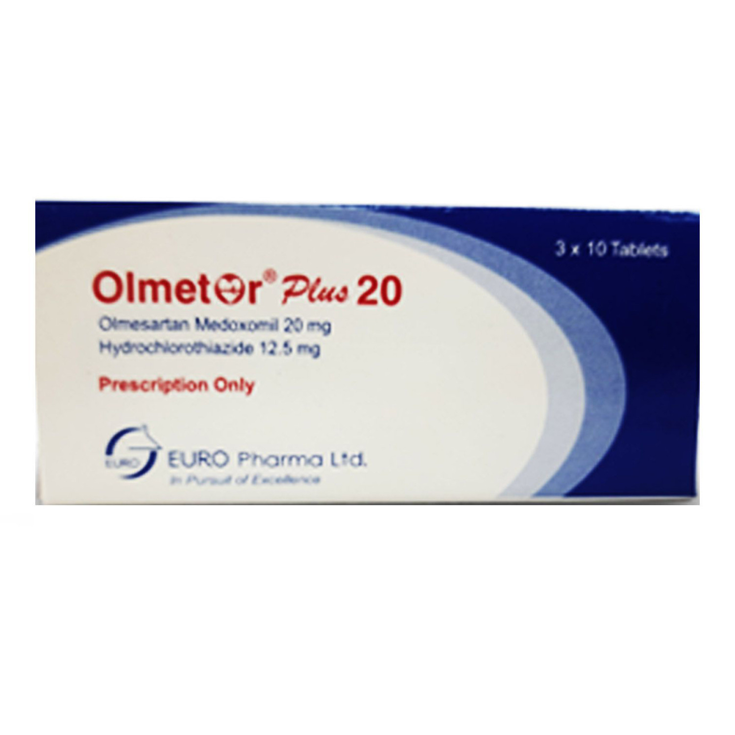 Olmetor Plus 20 mg+12.5 mg Tablet Olmetor Plus 20 mg+12.5 mg Tablet