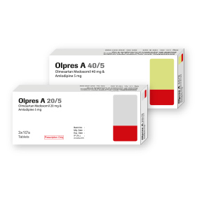 Olpres A 5 mg+40 mg Tablet