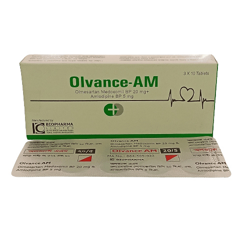 Olvance-AM 5 mg+20 mg Tablet