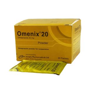 Omenix 20 mg Capsule (Enteric Coated Pellets) Omenix 20 mg Capsule (Enteric Coated Pellets)