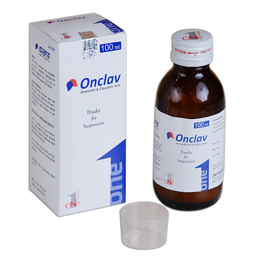 Onclav (125 mg+31.25 mg)/5 ml Powder for Suspension Onclav (125 mg+31.25 mg)/5 ml Powder for Suspension