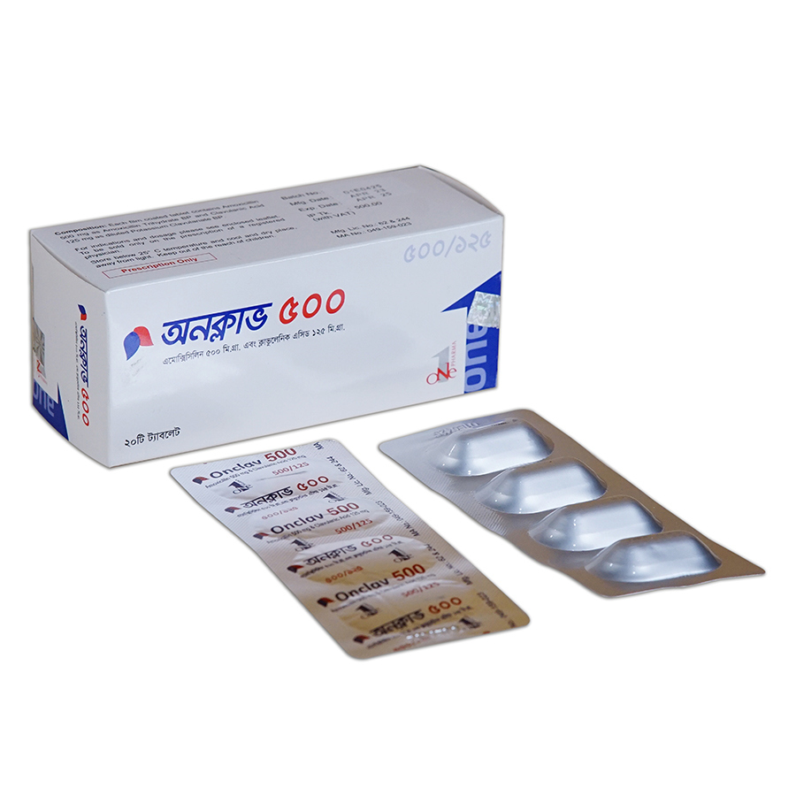 Onclav 500 mg+125 mg Tablet Onclav 500 mg+125 mg Tablet