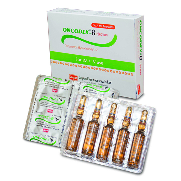 Oncodex 8 mg/4 ml IM/IV Injection Oncodex 8 mg/4 ml IM/IV Injection