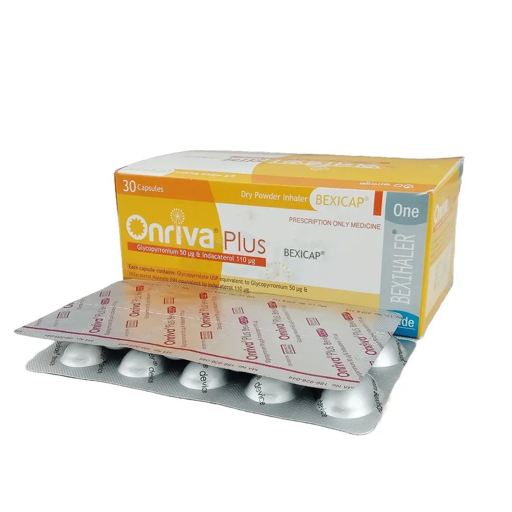 Onriva Plus 110 mcg+50 mcg Inhalation Capsule Onriva Plus 110 mcg+50 mcg Inhalation Capsule