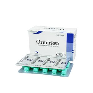 Ormin 850 mg Tablet Ormin 850 mg Tablet
