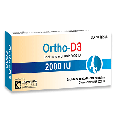 Ortho-D3 2000 IU Tablet