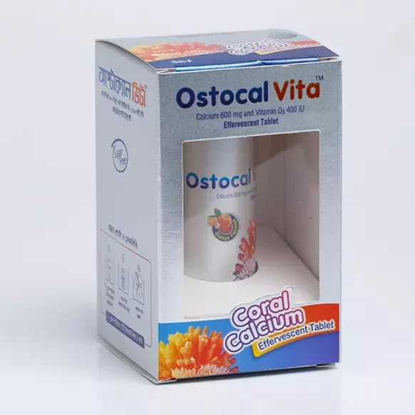 Ostocal Vita 1358.196 mg+600 mg+400 IU Effervescent Tablet Ostocal Vita 1358.196 mg+600 mg+400 IU Effervescent Tablet