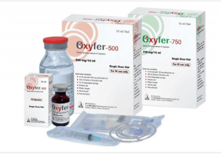 Oxyfer 1 gm/20 ml IV Injection or Infusion Oxyfer 1 gm/20 ml IV Injection or Infusion