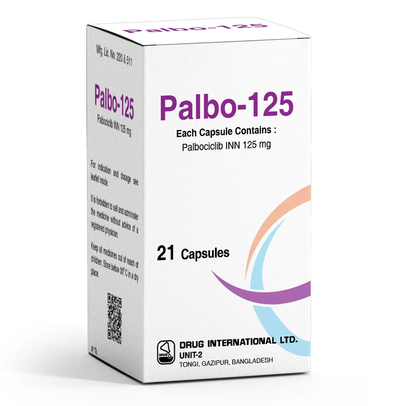 Palbo 125 mg Capsule Palbo 125 mg Capsule