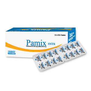 Pamix Extra 500 mg+65 mg Tablet Pamix Extra 500 mg+65 mg Tablet
