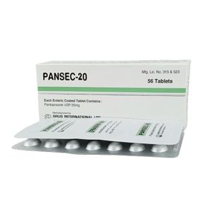 Pansec 20 mg Tablet (Enteric Coated) Pansec 20 mg Tablet (Enteric Coated)