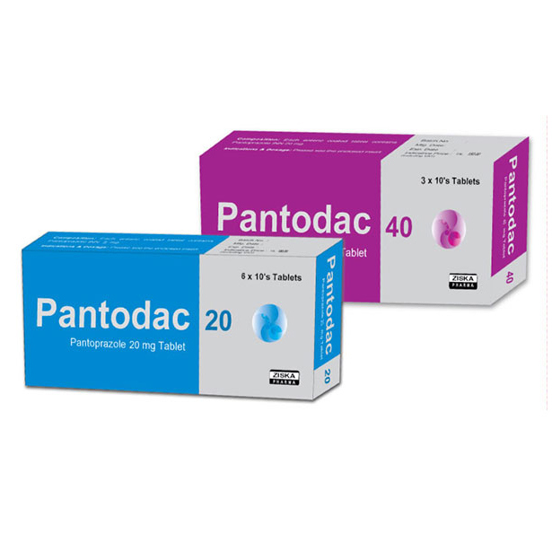 Pantodac 40 mg Tablet (Enteric Coated) Pantodac 40 mg Tablet (Enteric Coated)