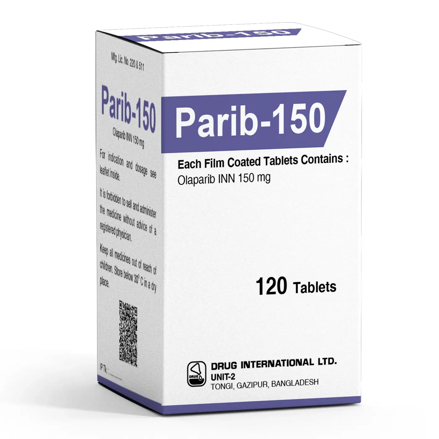 Parib 150 mg Tablet Parib 150 mg Tablet