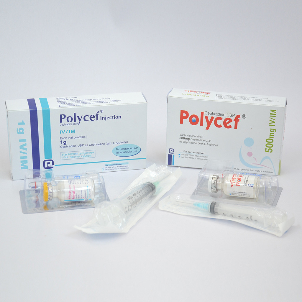 Polycef 1 gm/vial IM/IV Injection