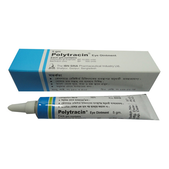 Polytracin (500 IU+10000 IU)/gm Ophthalmic Ointment Polytracin (500 IU+10000 IU)/gm Ophthalmic Ointment