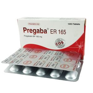 Pregaba ER 165 mg Tablet (Extended Release) Pregaba ER 165 mg Tablet (Extended Release)