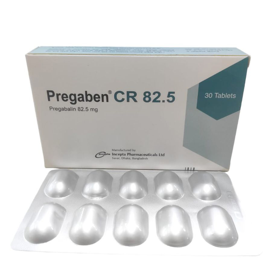 Pregaben CR 82.5 mg Tablet (Controlled Release) Pregaben CR 82.5 mg Tablet (Controlled Release)