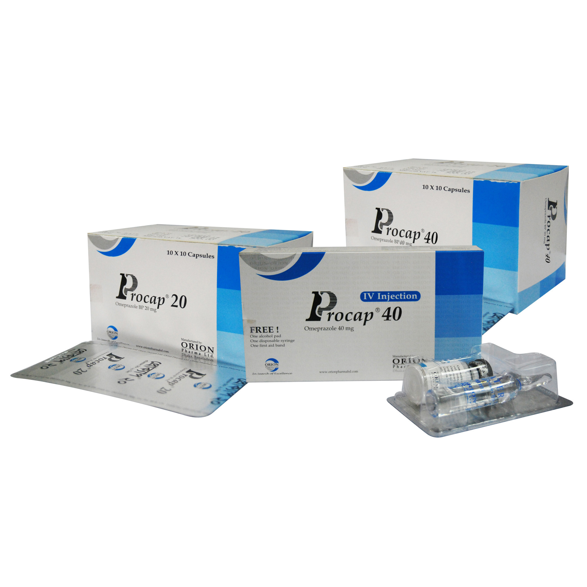 Procap 40 mg/vial IV Injection Procap 40 mg/vial IV Injection