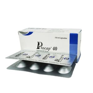 Procap 40 mg Capsule (Delayed Release) Procap 40 mg Capsule (Delayed Release)