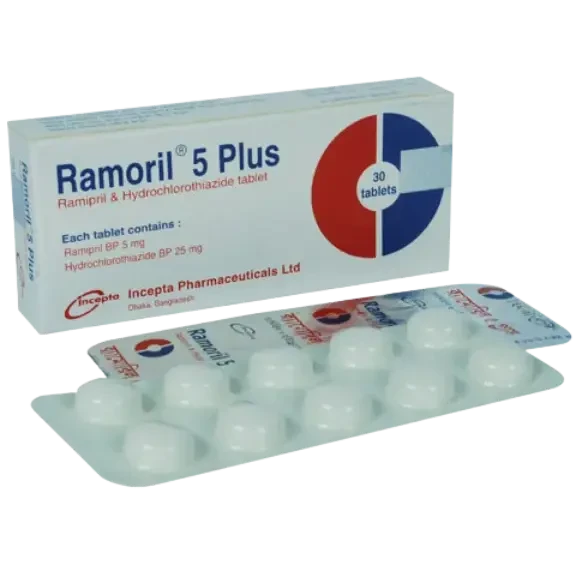 Ramoril Plus 5 mg+25 mg Tablet Ramoril Plus 5 mg+25 mg Tablet