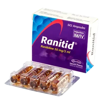 Ranitid 50 mg/2 ml IM/IV Injection Ranitid 50 mg/2 ml IM/IV Injection