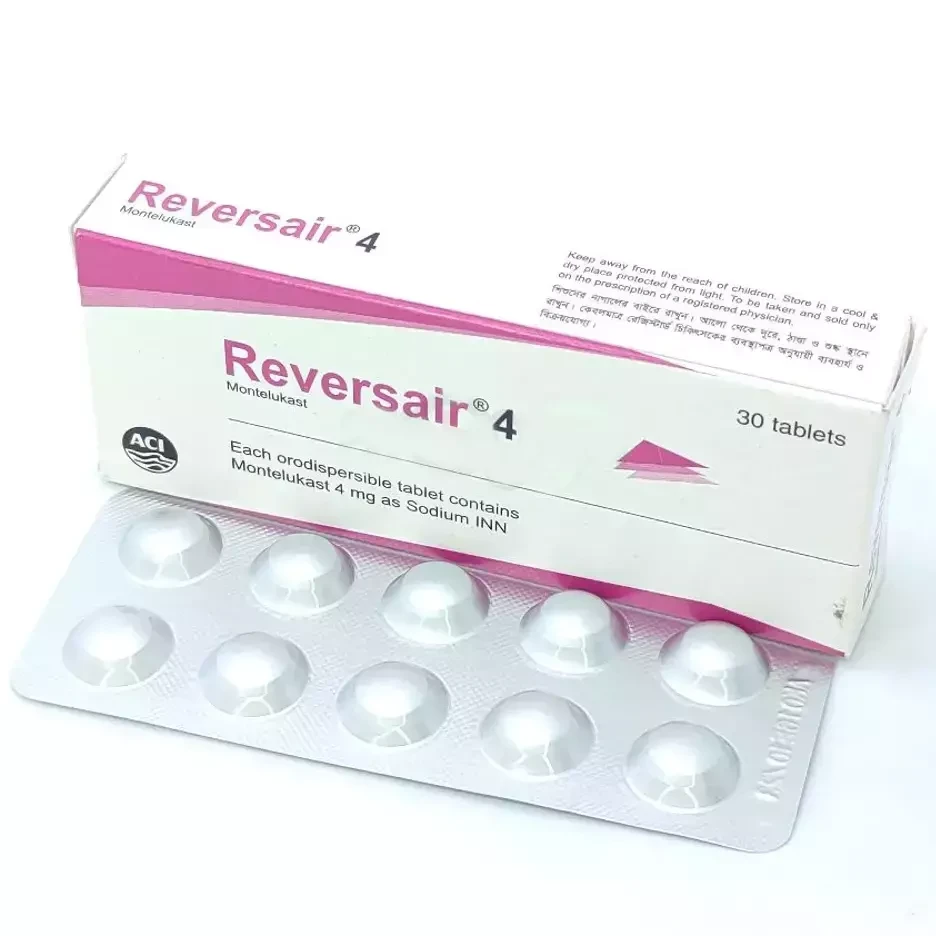 Reversair ODT 4 mg Dispersible Tablet Reversair ODT 4 mg Dispersible Tablet