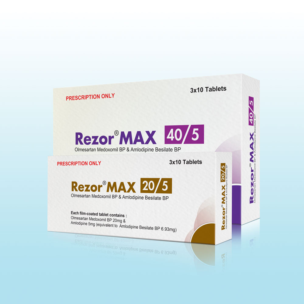 Rezor Max 5 mg+20 mg Tablet