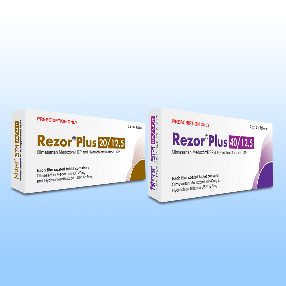 Rezor Plus 20 mg+12.5 mg Tablet Rezor Plus 20 mg+12.5 mg Tablet