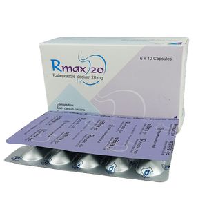 Rmax 20 mg Capsule (Delayed Release)