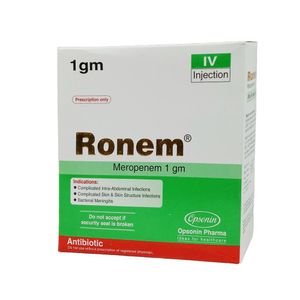 Ronem 1 gm/vial IV Injection or Infusion