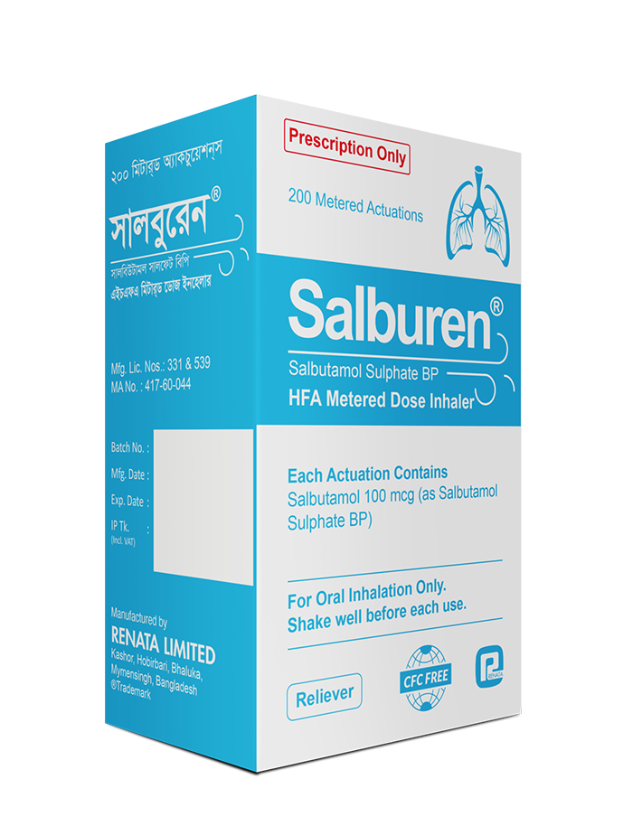 Salburen 100 mcg/puff Inhaler Salburen 100 mcg/puff Inhaler