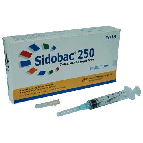 Sidobac 250 mg/vial IM/IV Injection