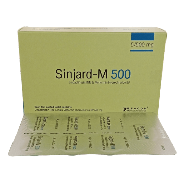 Sinjard-M 5 mg+500 mg Tablet Sinjard-M 5 mg+500 mg Tablet
