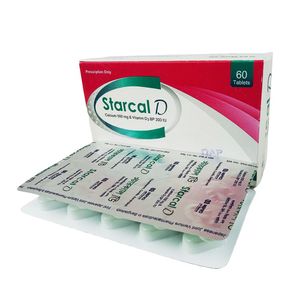 Starcal D 500 mg+200 IU Tablet