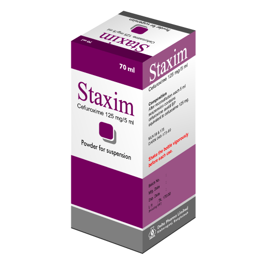 Staxim 125 mg/5 ml Powder for Suspension