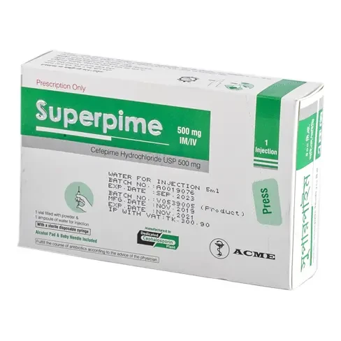 Superpime 500 mg/vial IM/IV Injection Superpime 500 mg/vial IM/IV Injection