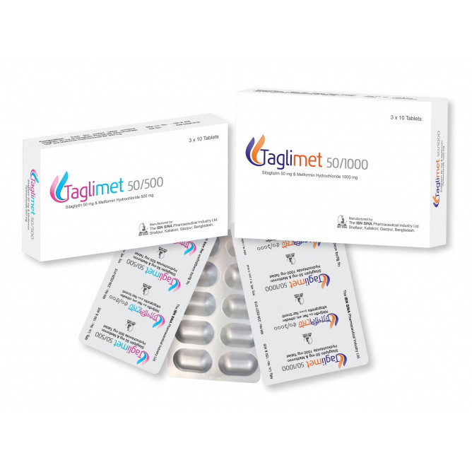Taglimet 50 mg+500 mg Tablet Taglimet 50 mg+500 mg Tablet