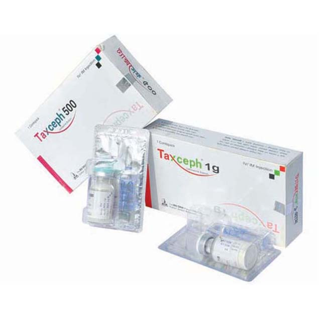 Taxceph 1 gm/10 ml IM/IV Injection Taxceph 1 gm/10 ml IM/IV Injection