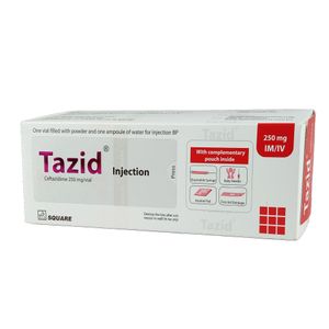 Tazid 250 mg/vial IM/IV Injection