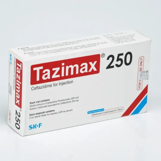 Tazimax 250 mg/vial IM/IV Injection