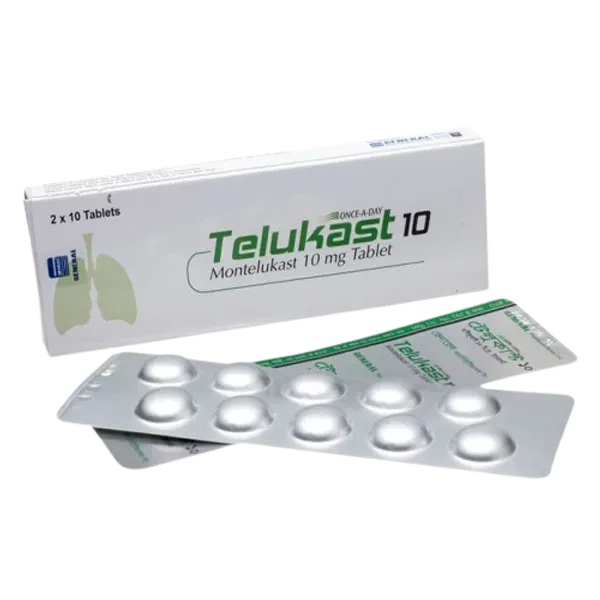 Telukast 10 mg Tablet Telukast 10 mg Tablet