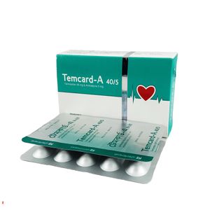 Temcard-A 5 mg+40 mg Tablet Temcard-A 5 mg+40 mg Tablet