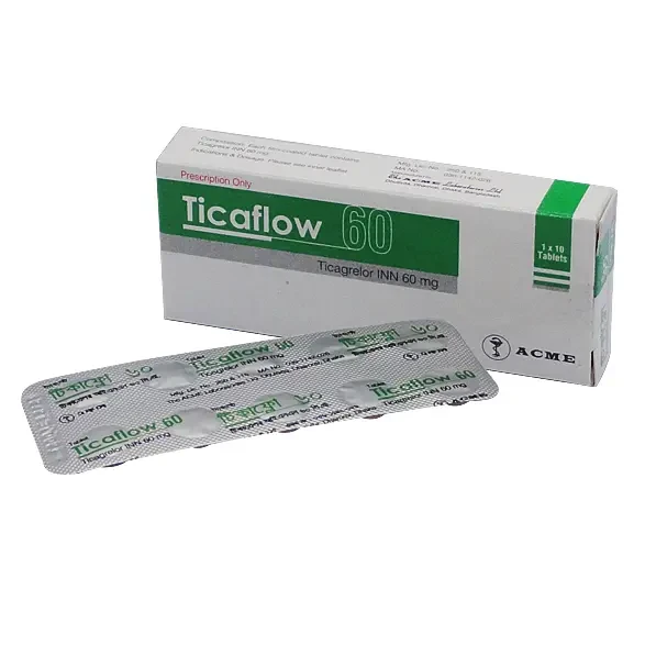 Ticaflow 60 mg Tablet