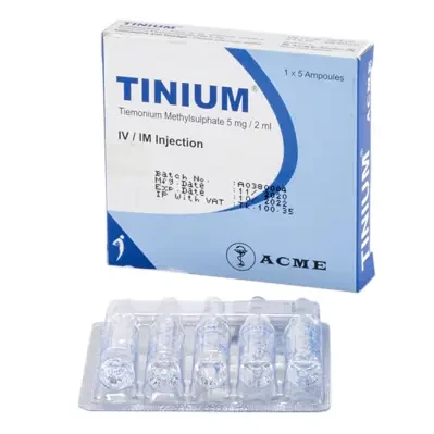 Tinium 5 mg/2 ml IM/IV Injection Tinium 5 mg/2 ml IM/IV Injection