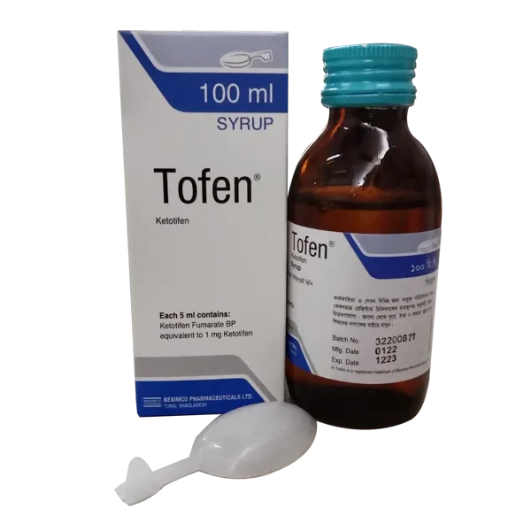 Tofen 1 mg/5 ml Syrup Tofen 1 mg/5 ml Syrup